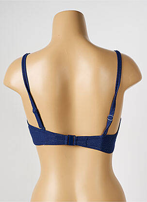 Sutien de costum de baie bretele elastice reglabile top sutien push-up albastru SIMONE PERELE femeie