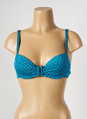 Sutien de costum de baie elasticitate top sutien modelat albastru SIMONE PERELE femeie