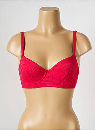 Sutien de costum de baie elasticitate sutien cupe întregi cu decolteu înalt roz SIMONE PERELE femeie