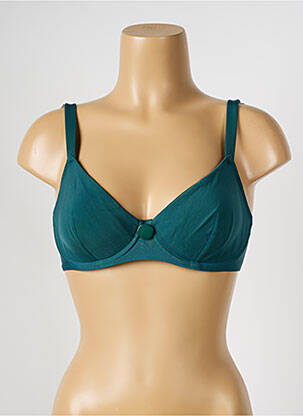 Sutien de costum de baie elasticitate sutien cupe întregi cu decolteu înalt verde SIMONE PERELE femeie