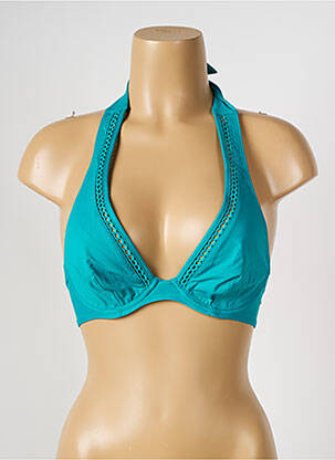 Sutien de costum de baie elasticitate top triunghiuri verde SIMONE PERELE femeie