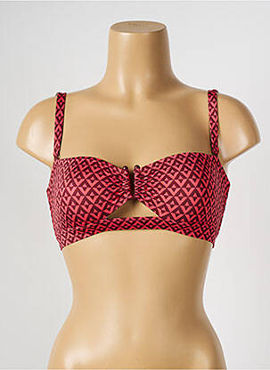 Sutien de costum de baie elasticitate top bentiță roșu SIMONE PERELE femeie