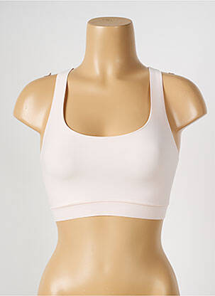 Sutien efect material satinat sutiene roz CHANTELLE femeie