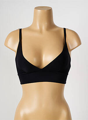 Sutien efect material satinat sutiene negru CHANTELLE femeie
