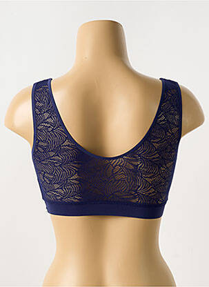 Sutien efect material satinat sutiene albastru CHANTELLE femeie