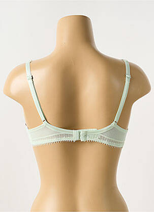 Sutien țesătură tulle sutien cupe întregi cu decolteu înalt verde CHANTELLE femeie
