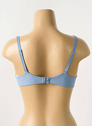 Sutien efect material satinat top sutien modelat albastru CHANTELLE femeie