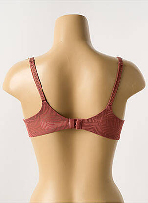 Sutien efect material satinat top sutien modelat maro CHANTELLE femeie