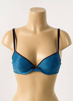 Sutien efect material satinat top sutien push-up verde PASSIONATA femeie