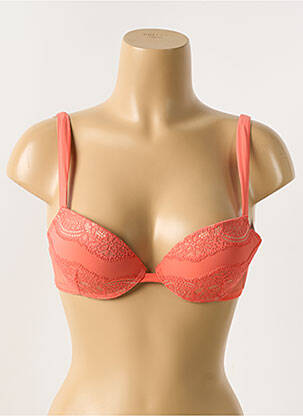 Sutien top sutien push-up top sutien push-up portocalie IMPLICITE femeie
