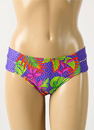 Chiloți de baie violet ANTIGEL femeie