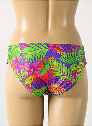 Chiloți de baie imprimeu tie and dye chiloți violet ANTIGEL femeie