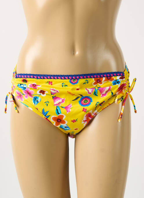 Chiloți de baie galben ANTIGEL femeie