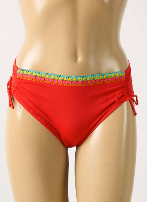 Chiloți de baie roșu ANTIGEL femeie