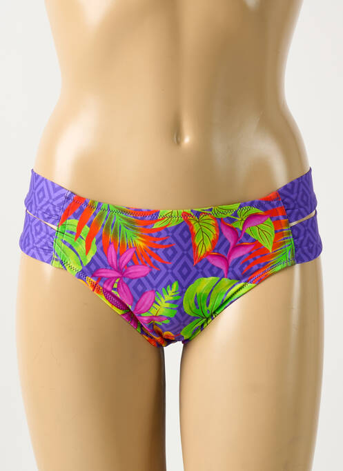 Chiloți de baie violet ANTIGEL femeie