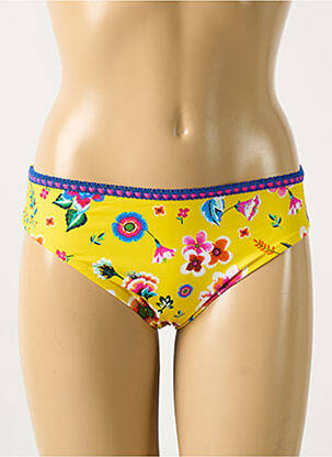 Chiloți de baie galben ANTIGEL femeie