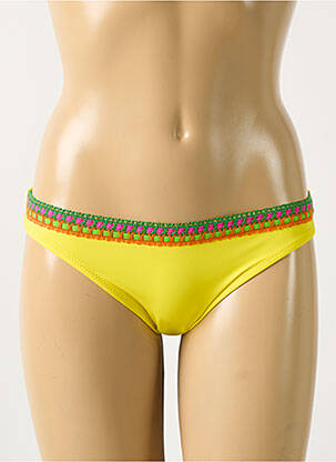 Chiloți de baie galben ANTIGEL femeie