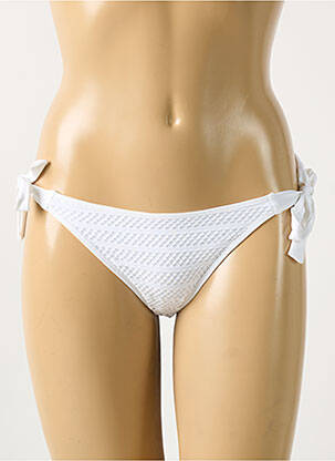 Chiloți de baie alb ANTIGEL femeie