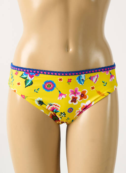 Chiloți de baie galben ANTIGEL femeie
