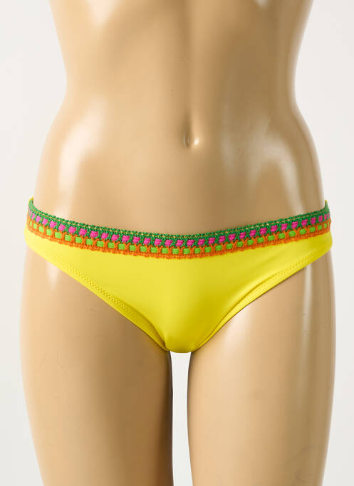 Chiloți de baie galben ANTIGEL femeie