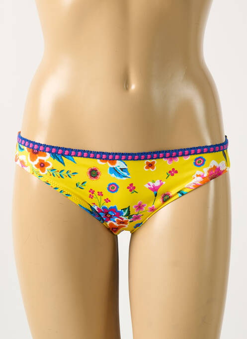 Chiloți de baie galben ANTIGEL femeie