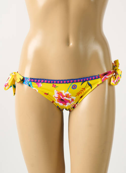 Chiloți de baie galben ANTIGEL femeie