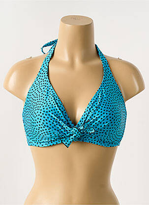 Sutien de costum de baie albastru ANTIGEL femeie