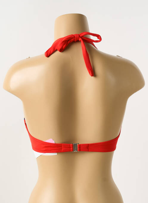 Sutien de costum de baie roșu ANTIGEL femeie