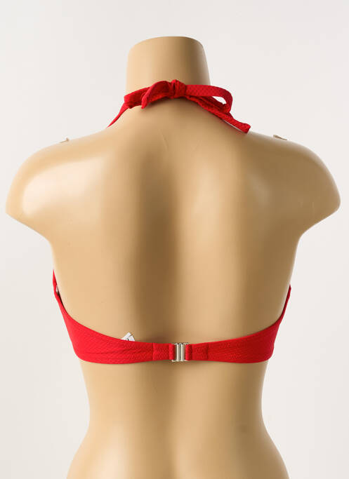 Sutien de costum de baie roșu ANTIGEL femeie