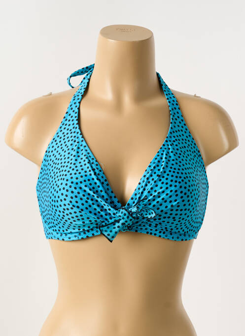 Sutien de costum de baie albastru ANTIGEL femeie