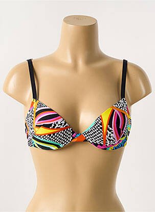 Sutien de costum de baie elasticitate top sutien modelat negru ANTIGEL femeie