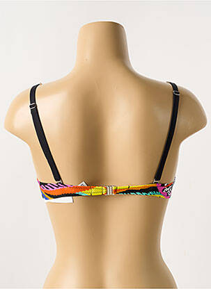 Sutien de costum de baie elasticitate top sutien modelat negru ANTIGEL femeie