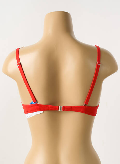 Sutien de costum de baie roșu ANTIGEL femeie