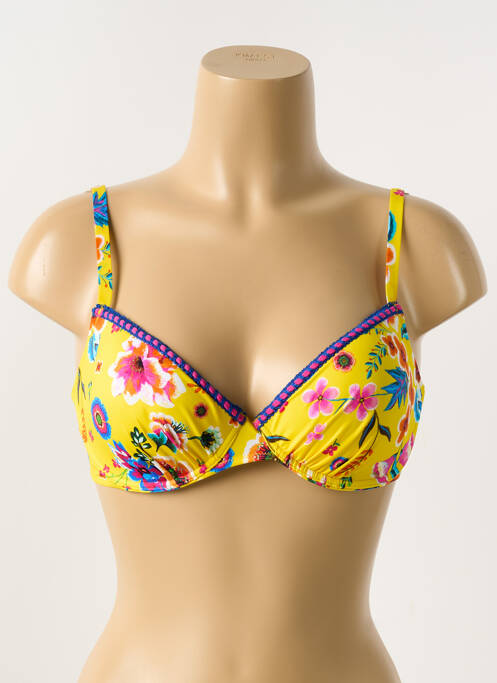 Sutien de costum de baie galben ANTIGEL femeie