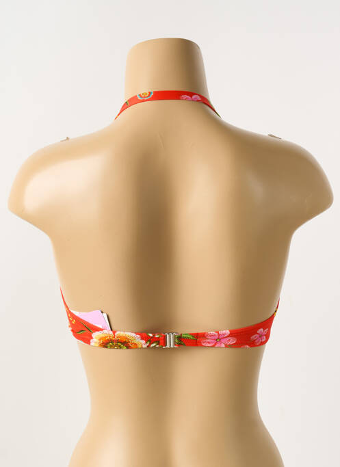 Sutien de costum de baie roșu ANTIGEL femeie