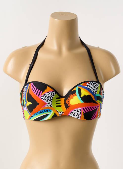 Sutien de costum de baie negru ANTIGEL femeie