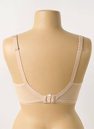 Sutien efect material satinat top sutien modelat culoare piersică SIMONE PERELE femeie