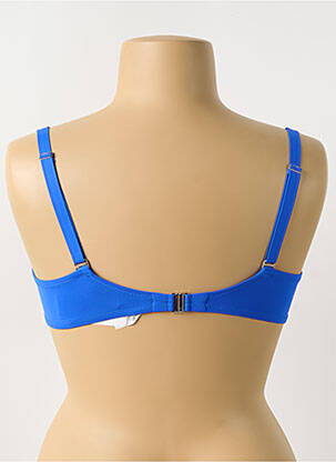 Sutien de costum de baie elasticitate top sutien modelat albastru ANTIGEL femeie