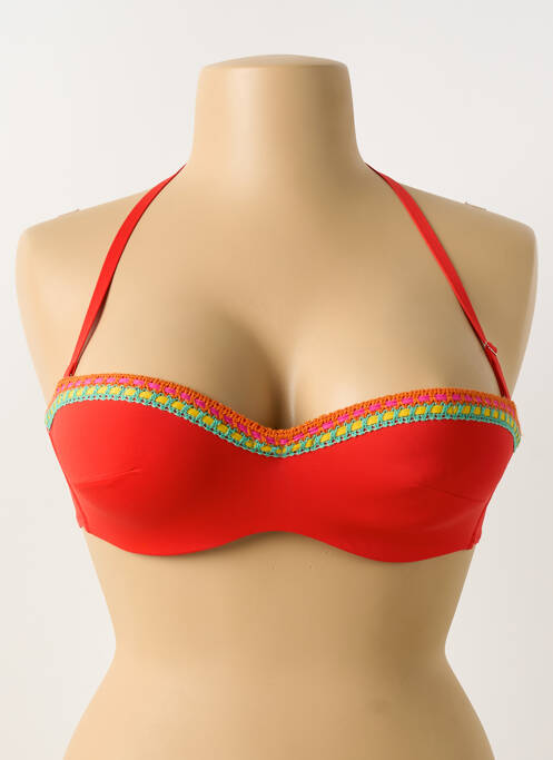 Sutien de costum de baie portocaliu ANTIGEL femeie