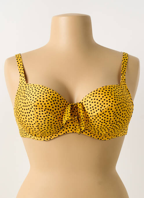 Sutien de costum de baie galben ANTIGEL femeie