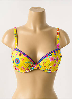 Sutien de costum de baie galben ANTIGEL femeie