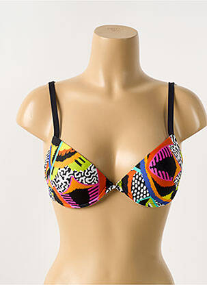 Sutien de costum de baie negru ANTIGEL femeie