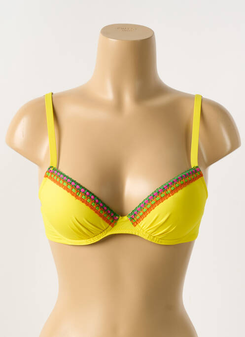Sutien de costum de baie galben ANTIGEL femeie