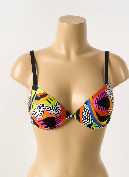 Sutien de costum de baie negru ANTIGEL femeie