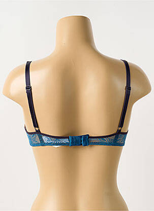 Sutien efect material satinat sutien cupe întregi cu decolteu înalt verde PASSIONATA femeie