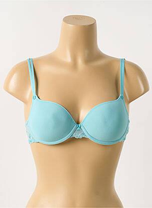 Sutien efect material satinat top sutien modelat albastru PASSIONATA femeie