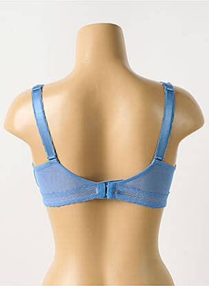 Sutien efect material satinat top sutien modelat albastru SIMONE PERELE femeie