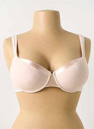 Sutien efect material satinat top sutien modelat roz SIMONE PERELE femeie
