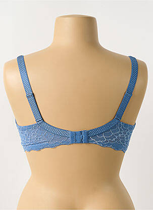 Sutien efect material satinat top sutien modelat albastru SIMONE PERELE femeie