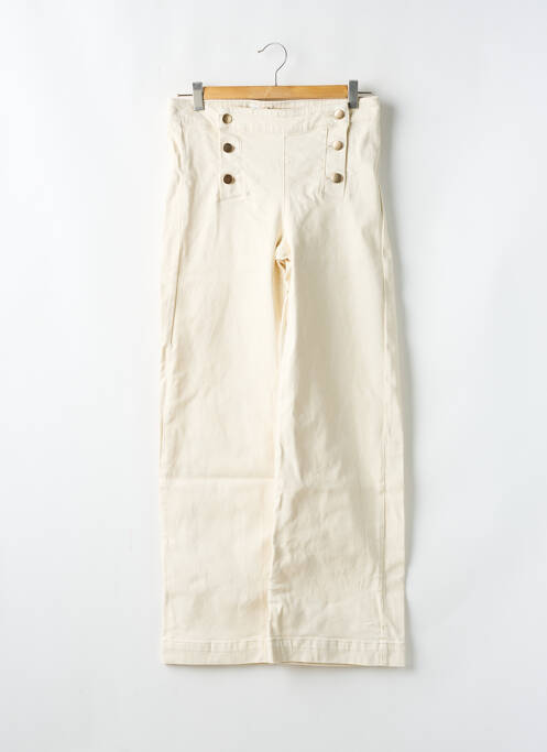 Blugi cu croială evazată bej MAISON 123 femeie